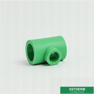 Casting Ppr Pipe Fittings Green Color , Iso9001 Ce Approval Ppr Reducing Tee