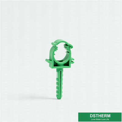 Green Color PPR Pipe Fittings Clamp Hygienic For Swimming Pool Facilities