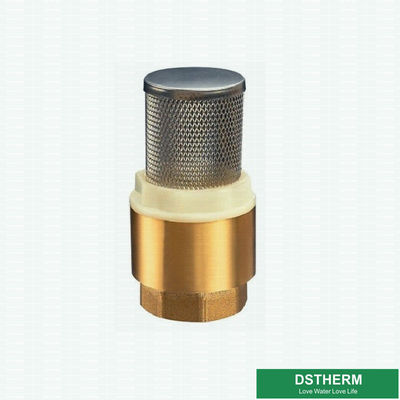Customized Heavier Type Brass Check Valve Vertical Stainless Steel Filter For Water Pump