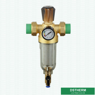 With Pressure Meter Nickel Plated Remove Rust Water Purifier With Ppr Union Brass Pre-Filter
