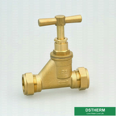 Screw Heavier Type Garden Hose Pipe Fittings Brass Forged Stop Cock Valve