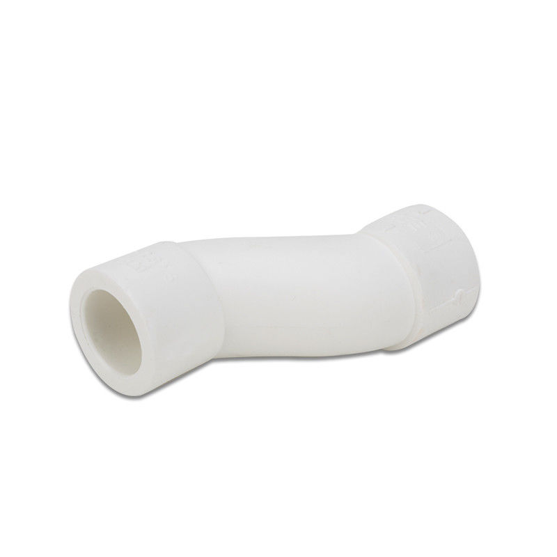 ISO9001 Approval Lightweight Pvc Pipe Fittings Elbow Size 20 160 Mm