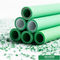 Reinforced PPR Fiberglass Composite Pipe Green Color With Hot Melting Connection