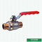 Forged Brass Ball Valve Steel Handle Male Female Threaded Two Colors Ball Valve