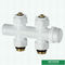 Customized Logo Shinning White Color Heavier H Type Thermostatic Temperature Straight Brass TRV