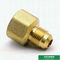 1/8' Male Female Brass Flared Fittings Copper Pipe Flare Fitting For Gas