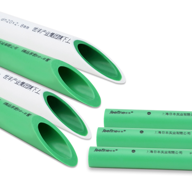 PPR Chemical Resistant Plastic Pipe Recycled Lightweight For Cold / Hot