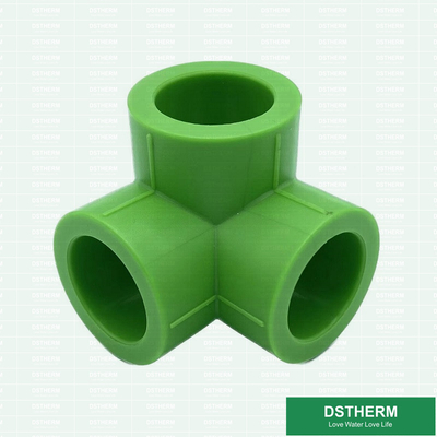 Welding Connection PPR Pipe Fittings Plastic 3D Equal Tee