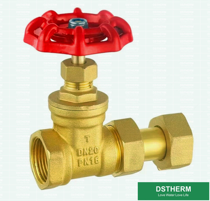Flexible Brass Gate Valve Ball Check Valve With Union Connection