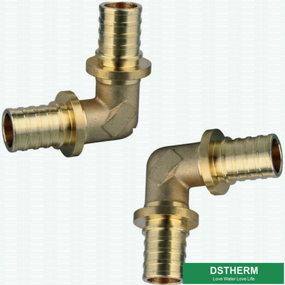 Customized Chrome Plated PEX Brass Fittings For Equal Threaded Elbow