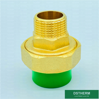 Customized Brass Color Heavier Ppr Fittings Threaded Union Male And Female ODM