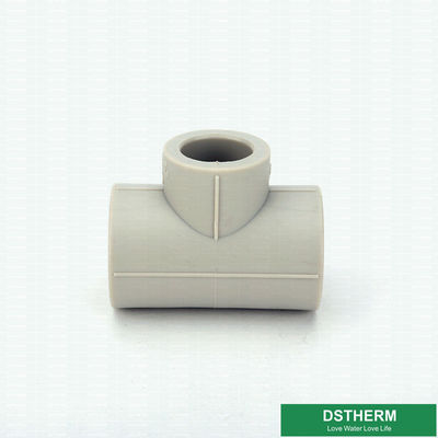 Casting Ppr Pipe Fittings Green Color , Iso9001 2005 Approval Ppr Reducing Tee