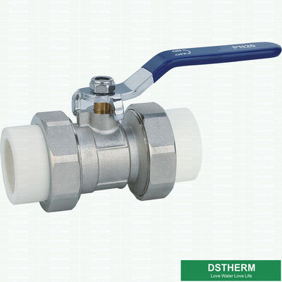Ppr Double Union Ball Valve Male Female Union Ball Valve High Pressure Strong Quality