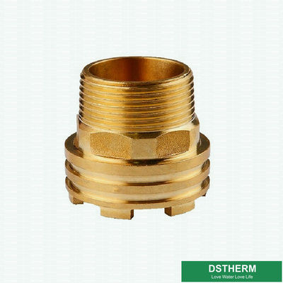 Brass Inserts With Hexagonal Corners Customized Designs Brass Male Inserts For Ppr Fittings