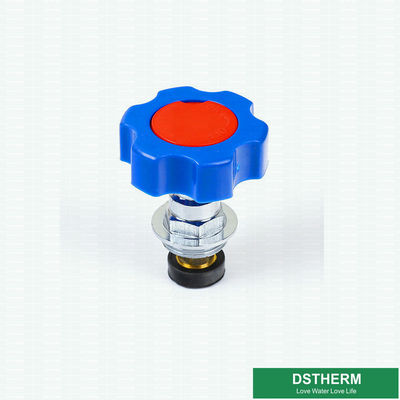 Blue Color Plastic Ppr ABS Handle For Stop Valve Top Parts With Brass Cartridges