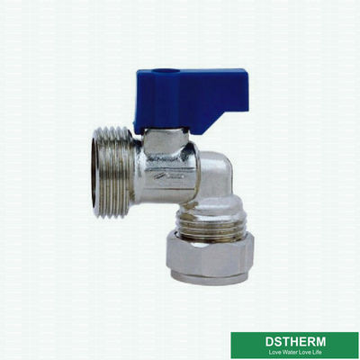 Tap Handle Chrome Plated Customized Forged Brass Mini  Ball Valve Middle Weight