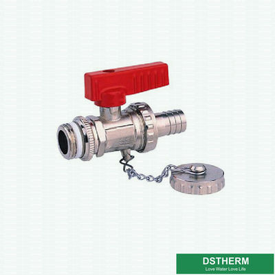 Nickel Plated Radiator Valve Customized Forged Brass Ball Valve Middle Weight