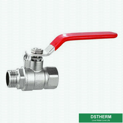 Male Female Nickel Plated Middle Weight Water Supplying Ball Valve Customized Forged Brass Ball Valve