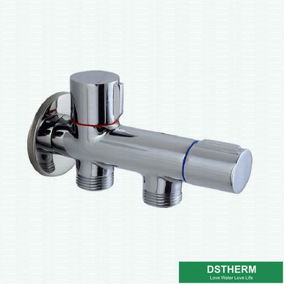 15L/Min Wall Mounted Chrome Plated Brass Angle Valve
