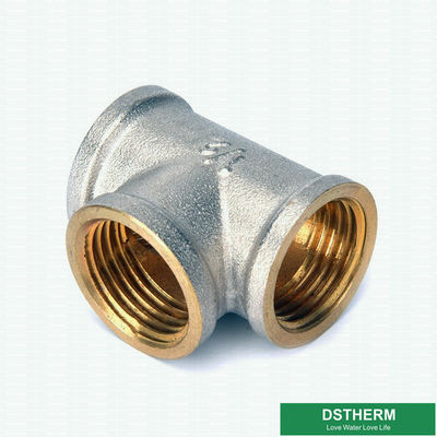 Female Threaded Tee Screw Fittings Compression Brass Fittings Pex Fittings For Pex Aluminum Pex Pipe