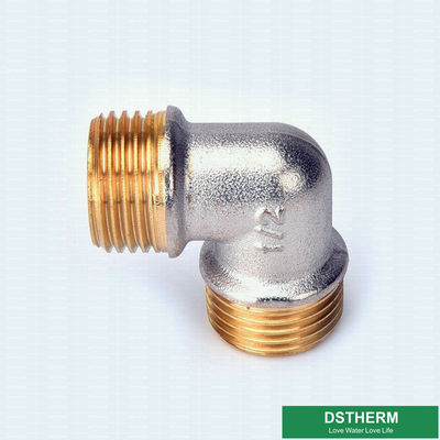 Double Male Threaded Elbow Screw Fittings Compression Brass Fittings Pex Fittings For Pex Aluminum Pex Pipe