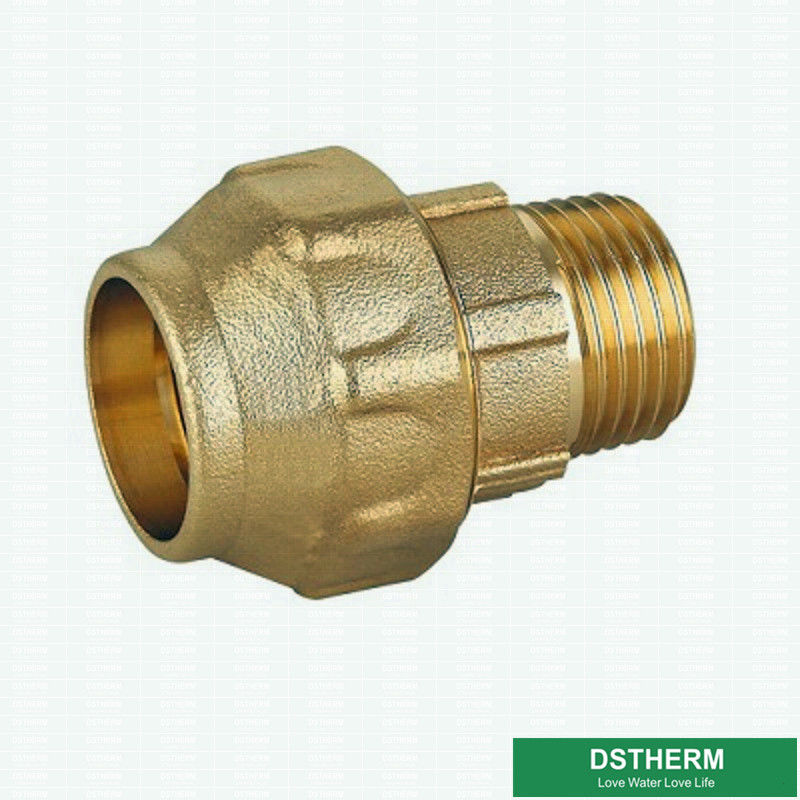 Male Threaded Coupling Screw PE Fittings Brass PE Compression Fittings