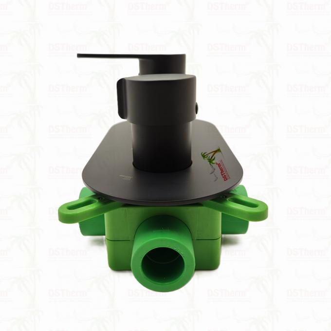 PPR 5 Ways Black Plated Mixer Shower Valve for Temperature & Flow Control 5