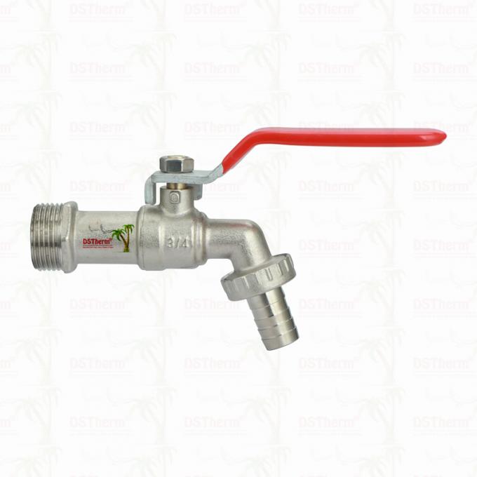 Medium Versatile Ball Bibcocks With BEST ANTI-RUST DACROMET HANDLE Faucet Water Tap Spigot 1/2"-1" 17