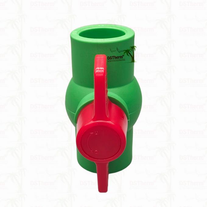 PPR Plastic Ball Valve With Plastic Ball For Plumbing System 20-63mm Zero Leakage 2