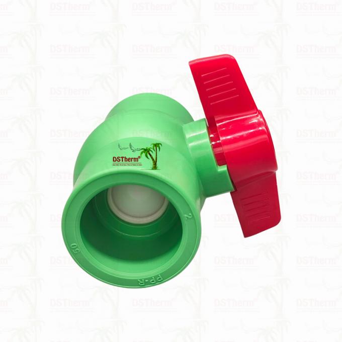 PPR Plastic Ball Valve With Plastic Ball For Plumbing System 20-63mm Zero Leakage 3