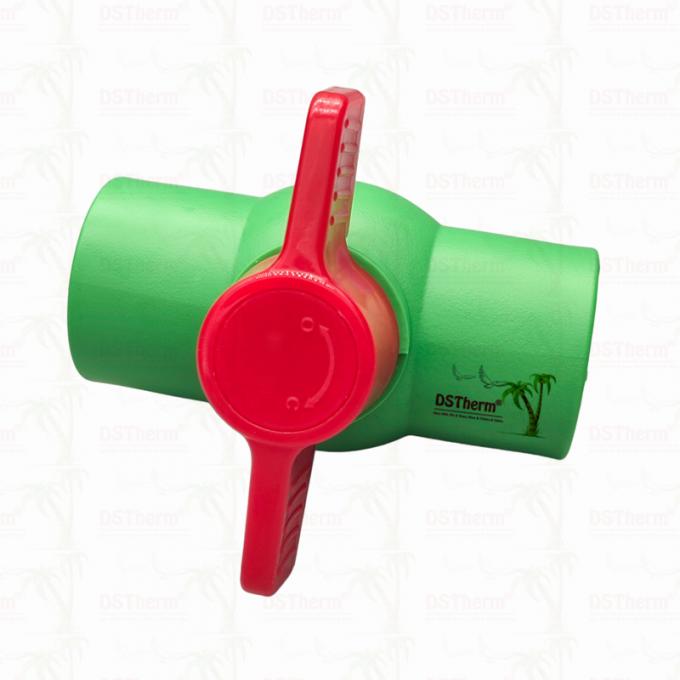 PPR Plastic Ball Valve With Plastic Ball For Plumbing System 20-63mm Zero Leakage 4