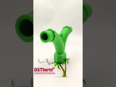 PPR Type Y Tee For Piping System S2.5 High Durability South American Model Customized