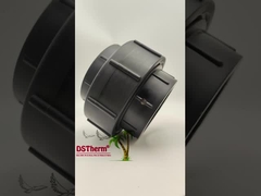 Ppr Black Plastic Union For Piping System Customizable Durability Chemical Resistance