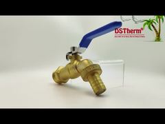 Gold Plated Heavy Duty Classic Blue Iron Handle Bibcocks Water Spout Faucet Spigot Water Tap