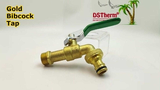 Durable Gold Plated Bibcock Tap