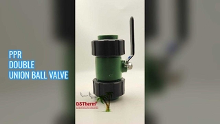 PPR Double Union Ball Valve Easy Install