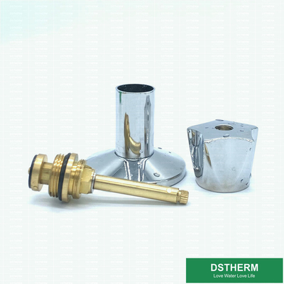 Plum Blossom Chrome Plated Handle For Valve Brass Cartridges