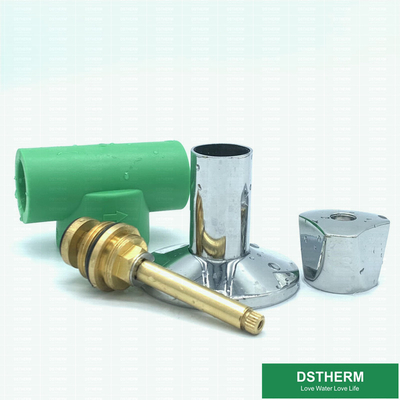 1" Chrome Plated Brass Insert Valve Cartridges Round Zinc Alloy Handle