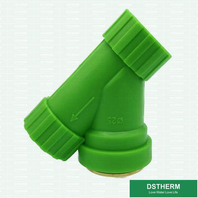 Customized PPR Filter Valve Fittings Plastic Pipe Tee Fittings PN25