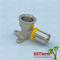 Pex Aluminum Pex Pipe Brass Fittings Wall Plated Female Threaded Elbow Gas Press Fittings