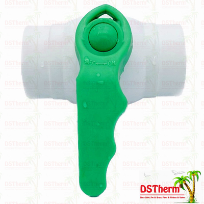 Fusion / Electrofusion Connection PPR Brass Valve With Plastic Ball Socket Metal Handle