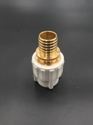 Nickel Plated PEX Brass Fittings Ppr Slide Fittings Converters