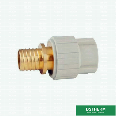 Nickel Plated PEX Brass Fittings Ppr Slide Fittings Converters