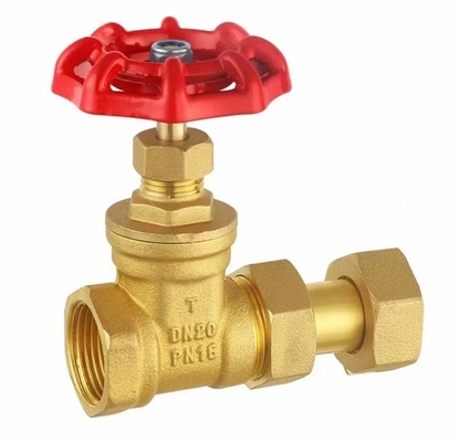 Flexible Brass Gate Valve Ball Check Valve With Union Connection