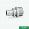 Slide Brass Equal Threaded Coupling Press Fittings Nickel Plated