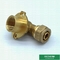 Customized Pipe PEX Brass Fittings With Plastic Box Slide 105 Degrees Elbow