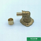 Plastic Box Slide Brass PEX Pipe Fittings 105 Degrees Elbow Customized Logo
