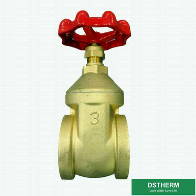 Flexible Ppr Coated Brass Gate Valve With Plastic Part 2 Inch