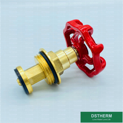 Cartridges Brass 1/2 Inch Stop Valve For Stop Customized Top Part