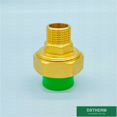 Customized Brass Color Heavier Ppr Fittings Threaded Union Male And Female ODM